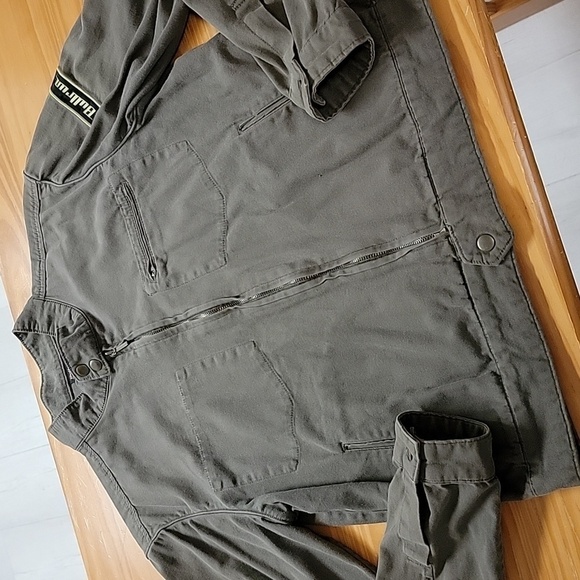 Vintage Green Bomber Bullrun Jacket, Car Rally, TV Show, Large - Picture 1 of 10